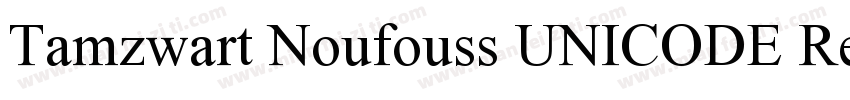 Tamzwart Noufouss UNICODE Regular字体转换